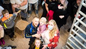 Hugs, kisses and tears as Eve moves into dream home