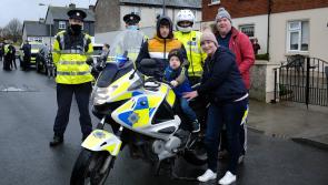 Little Blue Hero Mikey Doran made honorary garda  in Tipperary