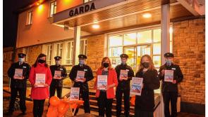 Ascend is lighting up Thurles Garda Station to highlight  the battle with domestic violence