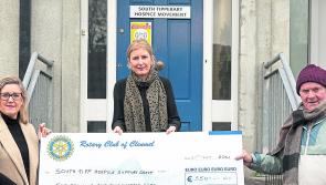 Generous Clonmel Rotary Club makes donation to South Tipperary Hospice Support Group