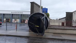 Overnight flying trampoline an indication of very strong winds in Tipperary