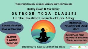 Cashel library to host outdoor yoga classes in June 