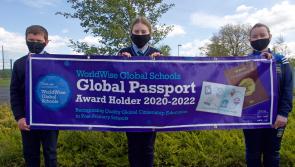 Tipperary post primary school earns WorldWise Global Schools award
