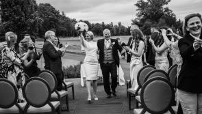 Golf club  captain Tony  ties the knot on first tee on Dundrum course