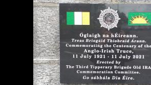 Wreath laying ceremony in Tipperary on Sunday next to commemorate War of Independence