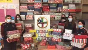 Team Hope Shoe Box Appeal at Our Lady's Secondary School Templemore