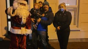Santa makes a special visit  to  Clonmel  to call on Louis Bergin