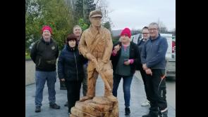 'Farewell to Tipperary' - Life size 'Galtee Mountain Boy' carving unveiled