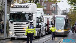 Truckers’ fuel protest blockade in Dublin city is ‘not the way to do business’