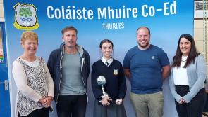 Col&aacute;iste Mhuire congratulate first-year student on a world championship win
