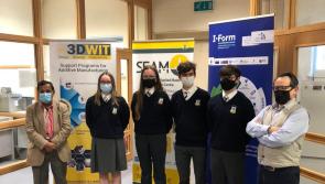 Choláiste Mhuire racing team visit WIT for F1 school competition
