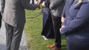Peace advocate Martin Quinn meets Prince Charles and the Duchess of Cornwall at the Rock of Cashel 