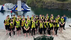 Coláiste Mhuire's TY students visit Ballyhass Adventure Centre