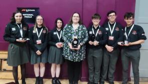 Coláiste Mhuire racing team awarded innovation prize at  F1 in Schools all-Ireland finals