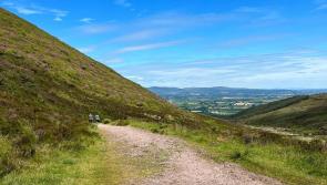 Pathway   in The Vee  down to Bay Lough is closed for works to be carried out 