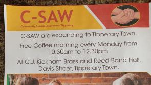 Community suicide awareness group to expand services to include Tipperary Town