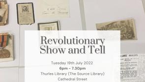 Revolutionary Show and Tell event to be held at the Source Thurles 