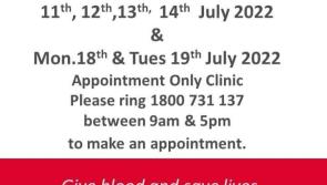 Blood donation clinic to be held in Clonmel