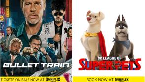 DC League of Super Pets and Bullet Train hit Omniplex Tipperary this week - news, reviews and trailers