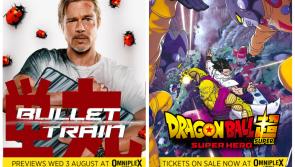 Bullet Train and  Dragon Ball Super Heros  hit Omniplex Tipperary this week - reviews and trailers