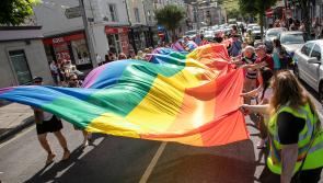 Flying the Pride colours in Clonmel