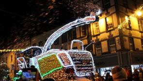 WATCH: Annual Christmas tractor display lights up the town of Nenagh 