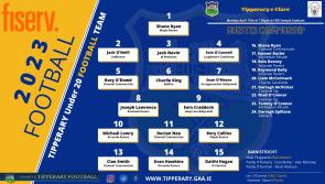 Tipperary name team to play Clare in Munster Under 20 Football Championship