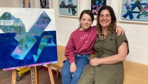 
Clonmel artist Marine Kearneys 'Conversations / Cómhrá ' exhitition is at Nenagh Library. 