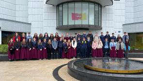 St Mary's Newport transition year trip to Knock to celebrate a very special young man