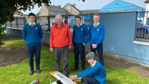 PICTURE: Former Tipperary teacher builds model aircraft with CBS students 