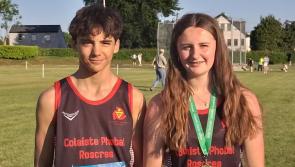 Coláiste Phobal Ros Cré athletes shine at national Track & Field Championships 