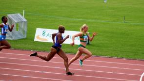Tipperary sprinter Katie Bergin led from the gun to the finish line and wins the gold medal!