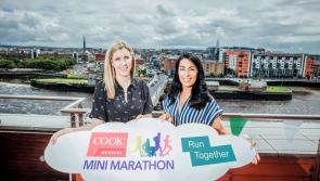 Tipperary athletes warming up for the Cook Medical Mini Marathon
