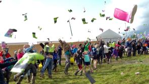 Macra breaks Guinness World Record for most persons simultaneously throwing wellington boots