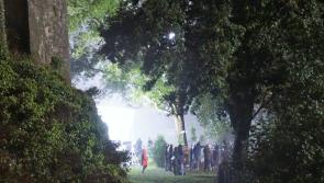 Film crew  on location in Cahir