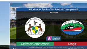 Munster GAA TV to live stream Clonmel Commercials vs Dingle and all championship games this weekend