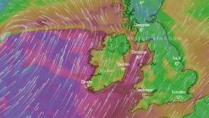 WATCH LIVE:  Track Storm Isha as it bears down on Ireland with warnings issued