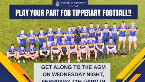 'Friends of Tipperary Football' AGM takes place in Littleton tonight and all are welcome 