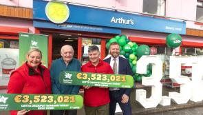 Winner still unknown as Irish shop celebrates selling life-changing Lotto ticket worth €3.5m