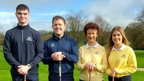 The new captains line up for Drive-In at County Tipperary Golf and Country Club