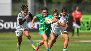 Tipperary's Amee-Leigh Murphy Crowe in action for Irish Sevens team in Vancouver