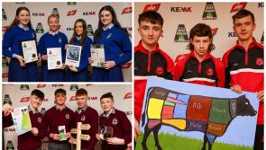 Tipperary students at Croke Park for the Certified Irish Angus Schools' Competition