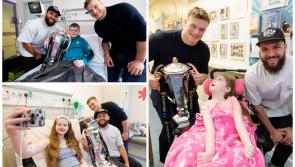 PICTURES: Irish International Rugby players bring six nations to Crumlin