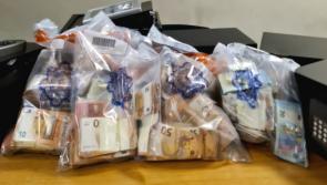 Gardaí find €300,000 in suitcases as part of major money laundering raid