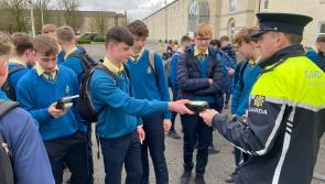 Tipperary students visit Templemore Garda College for road safety day