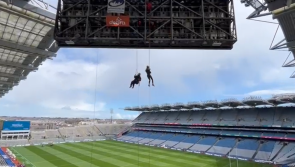 WATCH: Mum with fear of heights abseils from roof of Croke Park