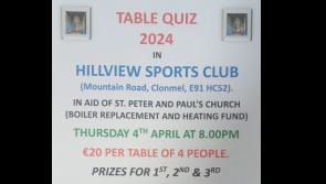 Tipperary sports club to host table quiz