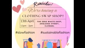 Swap unwanted clothes for something else at Clothes Swap event in Tipperary 