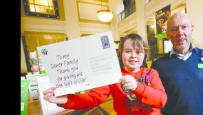 Tipperary boy Finn O'Shea is living proof of the great success of organ donation