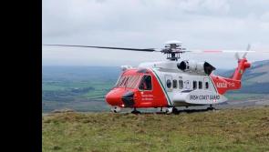 Coast Guard helicopter airlifted hiker injured on Comeragh Mountains to hospital 